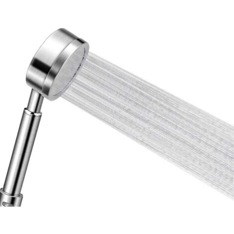 Pommeau Douche Haute Pression en Acier Inoxydable 304 Douchette Douche Salle de Bain Economie d'Eau Installation Facile