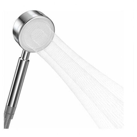 Pommeau Douche Haute Pression en Acier Inoxydable 304 - Douchette Douche Salle de Bain Economie d'Eau Installation Facile - Méthode de Jet en Forme de Taille