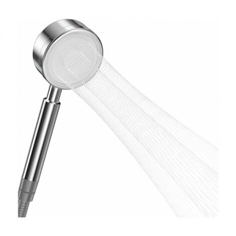 Pommeau Douche Haute Pression en Acier Inoxydable 304 - Douchette Douche Salle de Bain Economie d'Eau Installation Facile - Méthode de Jet en Forme de Taille