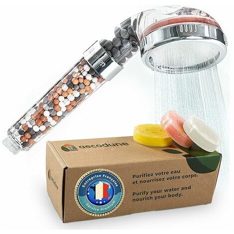 Miniwell Pommeau De Douche Filtrant Avec Tuyau En Métal, Anti Calcaire Pomme  De Douche Avec Triple Filtre Anti Calcaire Remplaçable, Élimine 99% Du  Chlore Et Autres Impuretés, Économiseur D'Eau : : Bricolage