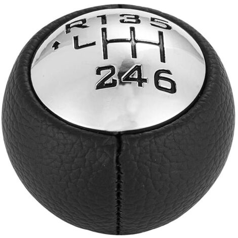 Pommeau Levier 6-Vitesse pour Peugeot 307 308 3008 407 5008 807 Citroen C3 C4 C8