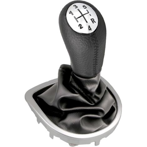 Pommeau Levier de Vitesse pour Clio 3 (2005-09) Twingo 2 Megane 2/3 Kangoo 2 Scenic Laguna 2 Espace 4 Modus Campus, 5 Vitesses Botte de Changement de Vitesse Manuel 8200379961 8200393246