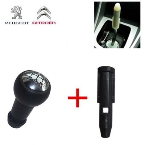 Pommeau levier de vitesse pour Peugeot 106 206 306 406 806 107 207 307 407 607 Fiat Scudo Ulysse