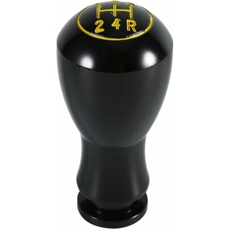 Noir Cuir PVC Pommeau Levier de Vitesse - Universel - pour 8mm 10mm 12mm  Bâton