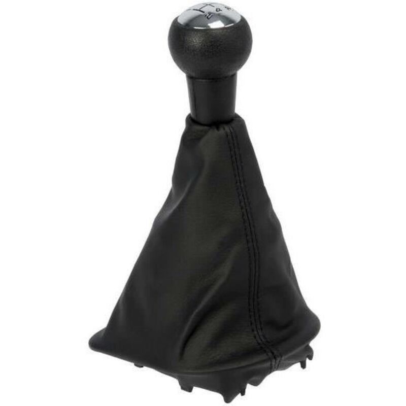 Pommeau + Soufflet adaptable compatible avec Peugeot 307 - 5 vitesses - Noir