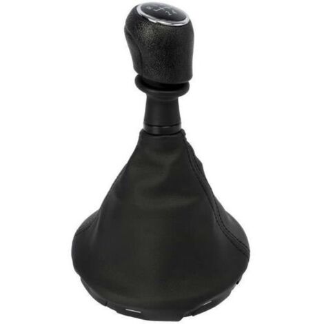 Pommeau + Soufflet adaptable compatible avec VW Transporter - 5 vitesses - Noir