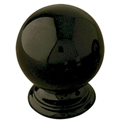 Pomo bola negro Ø25mm mod. 60 3964 amig