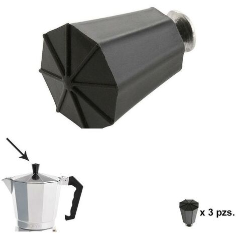 Cafetera Italiana de Aluminio Darkblack para Inducción