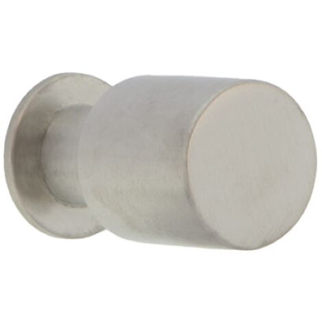Pomo cilíndrico acero inoxidable 35x20mm para mueble y armario