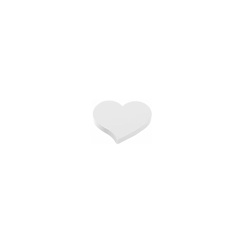

Pomo Corazon Abs 88Mm Blanco