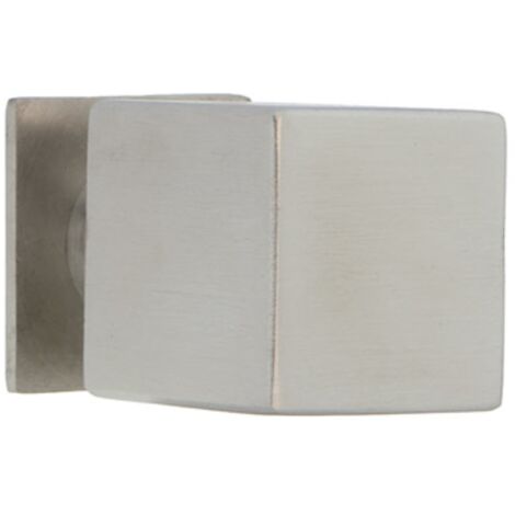 Pomo cuadrado acero Inoxidable 26mm níquel satinado muebles