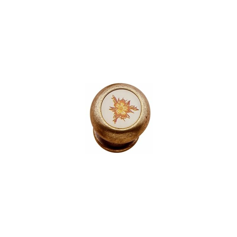 

Pomo De 30 Cuero Vibro Decorado Flor