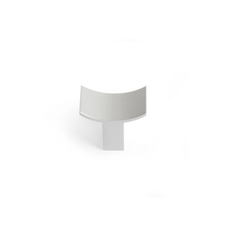 Pomo de aluminio con acabado anodizado mate, dimensiones: 40x24x33mm -
