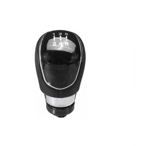 Pomo de cambio de 5 velocidades para Ford Focus MK2 MK3 – MAX S B-Max Mondeo MK4 F, negro, 5 velocidades