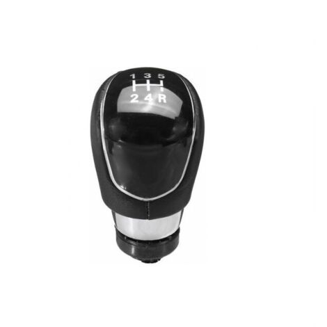 Pomo de cambio de 5 velocidades para Ford Focus MK2 MK3 – MAX S B-Max Mondeo MK4 F, negro, 5 velocidades