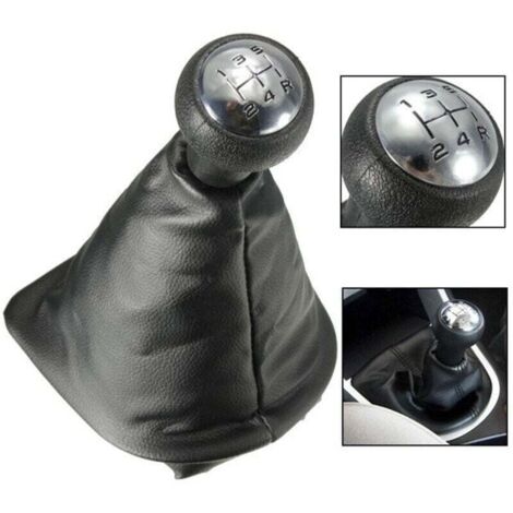 Pomo de cambio de 5 velocidades, XU, con fuelle, compatible con Peugeot 307. Producto de alta calidad, duradero y fiable, materiales seleccionados, conforme a las normas - KZQ