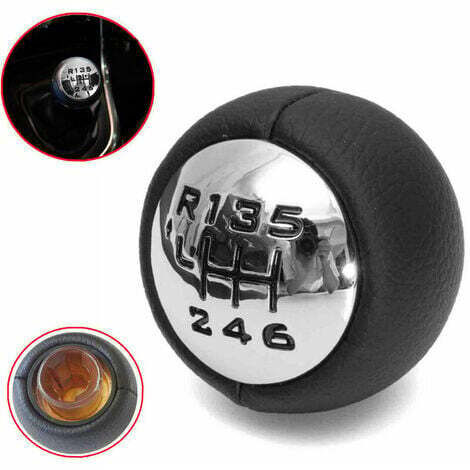 Pomo de cambio de 6 velocidades - Compatible con Peugeot 307, 308, 3008, 407, 5008, 807 y Citroën C3, C4 y C8