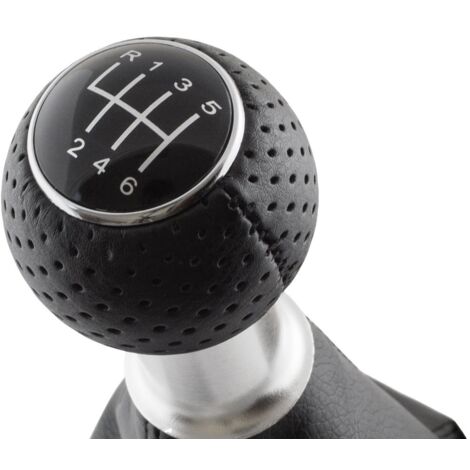 Pomo de cambio de marchas Audi A4 B6 00-04 NEGRO 6 VELOCIDADES + POLERAS NEGRAS