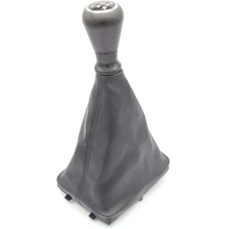 Pomo de cambio de marchas compatible con Peugeot 206 de 5 velocidades, pomo de cambio de marchas automático, cubierta de funda de palanca de cambios.