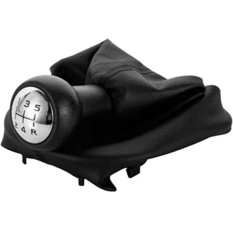 Pomo de cambio de marchas para Peugeot 207, 307, CC y 308, pomo de cambio de 5 velocidades, funda protectora para palanca de cambios, pomo de cambio de 5 velocidades