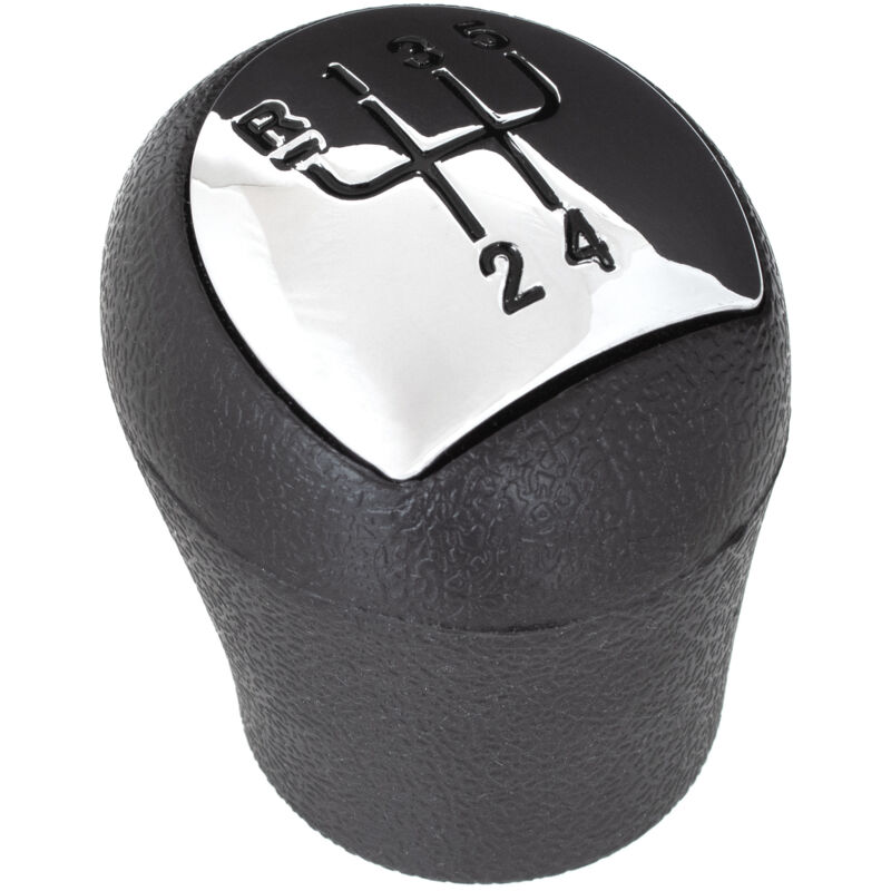 Pomo de cambio de marchas Renault Clio II 01-08 CROMADO + ESQUEMA NEGRO