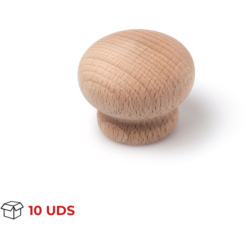 

Pomo Mueble | Estilo Rústico | Fabricado en Haya | Acabado en Haya crudo | Medidas 134*93*82 mm | Sistema de Fijación | 10 Unidades