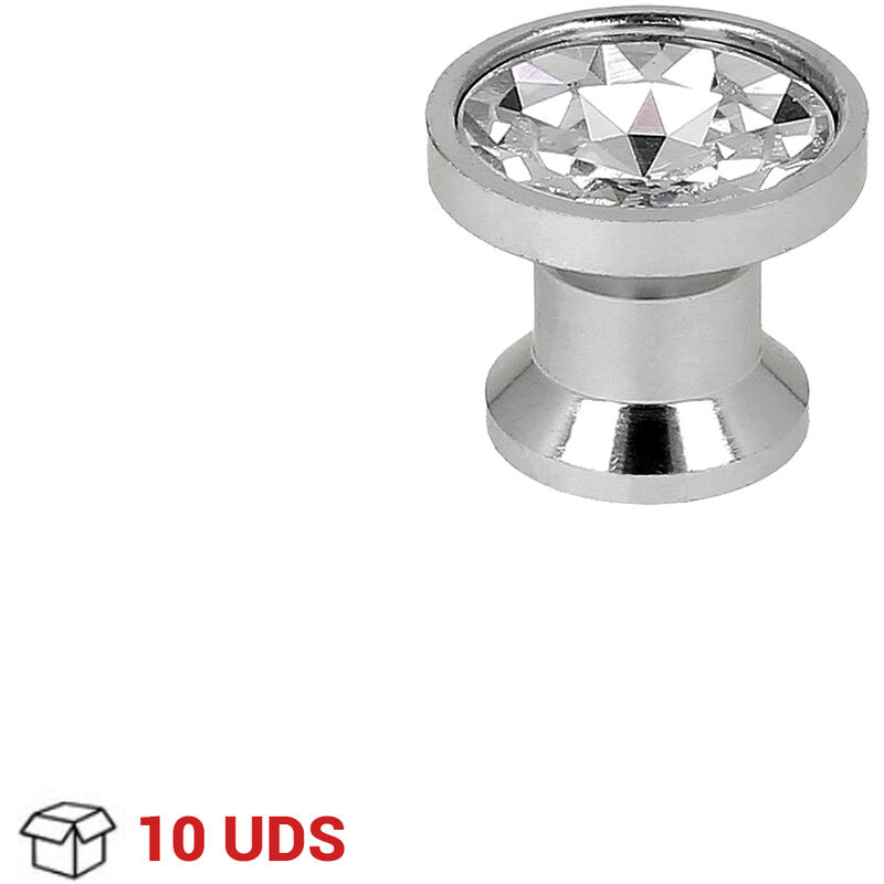 

Pomo Mueble | Estilo Decorativo | Fabricado en Aluminio - Cristal | Acabado en Cromo Brillo - Cristal strass | Medidas 134*92*80 mm | Sistema de