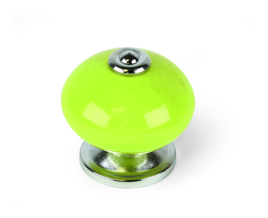 

Pomo Mueble | Estilo Decorativo | Fabricado en Porcelana - Acero | Acabado en Pistacho | Medidas 40*40*36 mm | Sistema de Fijación Atornillado |