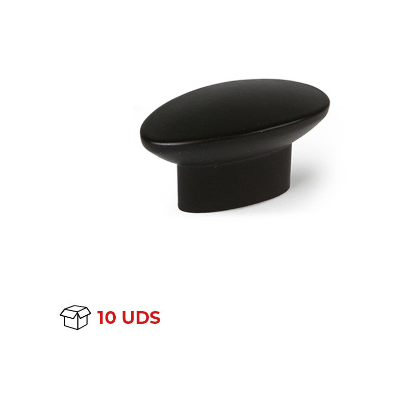 

Pomo Mueble | Estilo Contemporáneo | Fabricado en Zamak | Acabado en Negro Mate | Medidas 134*92*80 mm | Sistema de Fijación Atornillado | Incluye