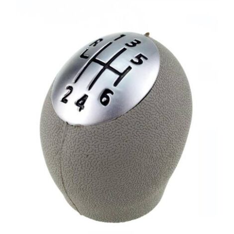 Pomo de la palanca de cambios, gris, para Renault Megane, Scenic, Laguna, Espace de 6 velocidades.