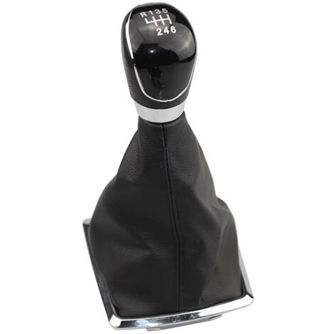 Pomo de palanca de cambios con fuelle para Ford Focus MK2, Fiesta MK6, 6 velocidades