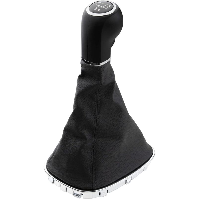 Pomo de palanca de cambios de 5 velocidades compatible con Opel Corsa D 2006-2014 009140093 19276456 negro