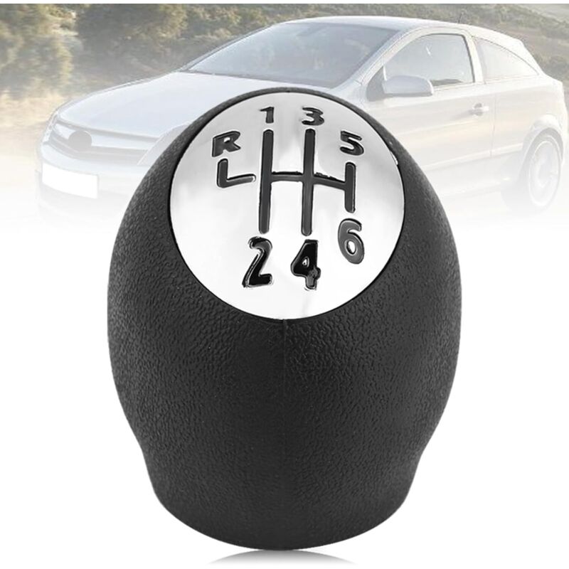 Pomo de palanca de cambios de 6 velocidades compatible con Megane III, Trafic, Scenic, Laguna, Clio, Master, Vivaro, Movano, Primastar, Dacia Duster