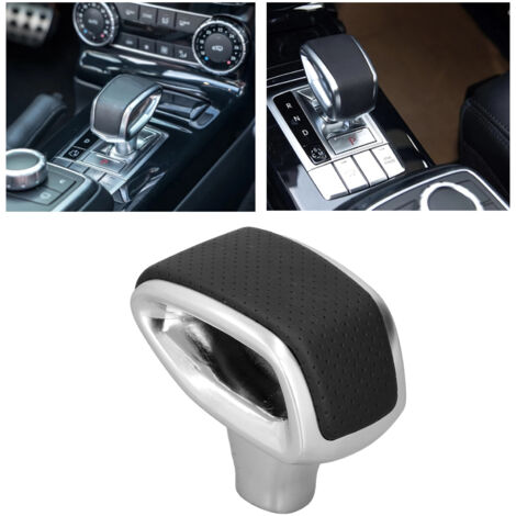 Pomo de palanca de cambios de aleación y cuero perforado para Mercedes-Benz Clase G W463