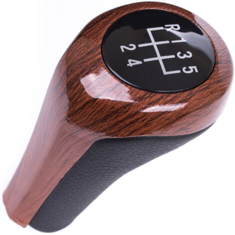 Pomo de palanca de cambios de madera BMW E30 E32 E34 E36 E39 E46 E60 E61 E62 E63 E81 E82 E85 E87 E88 E90 E91 E92 X1 X3 X5 5 VELOCIDADES