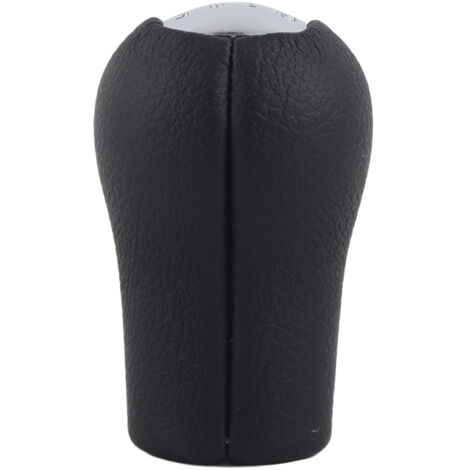 Pomo de palanca de cambios de PVC de 6 velocidades, negro y plateado, para AYGO Verso, Corolla, RAV4, Avensis, Yaris/Vitz