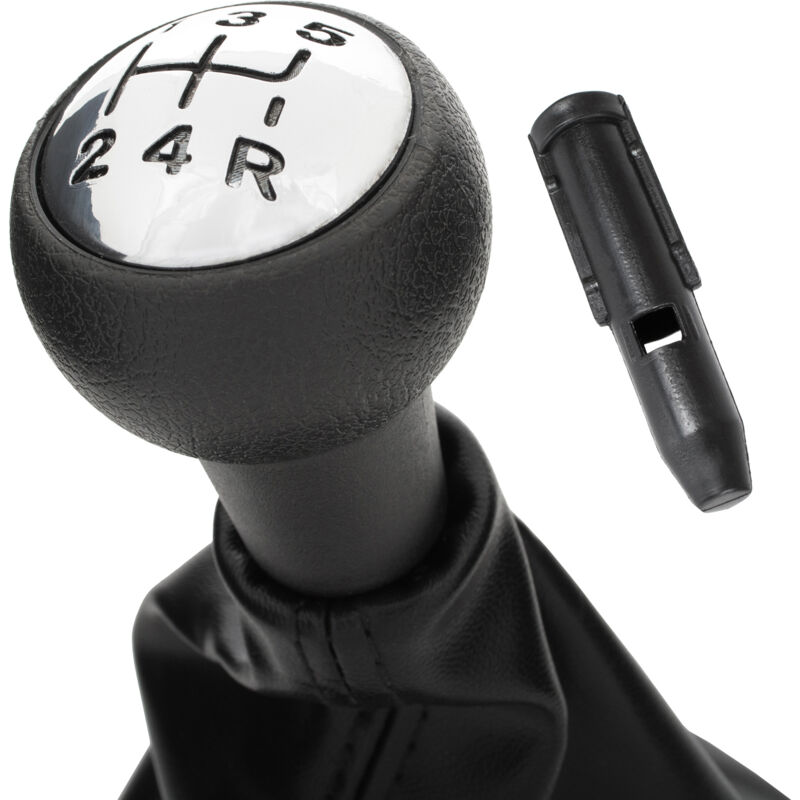 Pomo de palanca de cambios Peugeot 407 + JUNTA + adaptador / Adaptador de palanca de cambios 2 uds. JUEGO