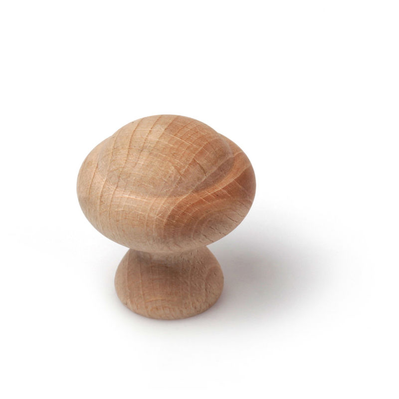 

Pomo en madera con acabado haya crudo, dimensiones: 30x30x32mm, Ø: 30mm -