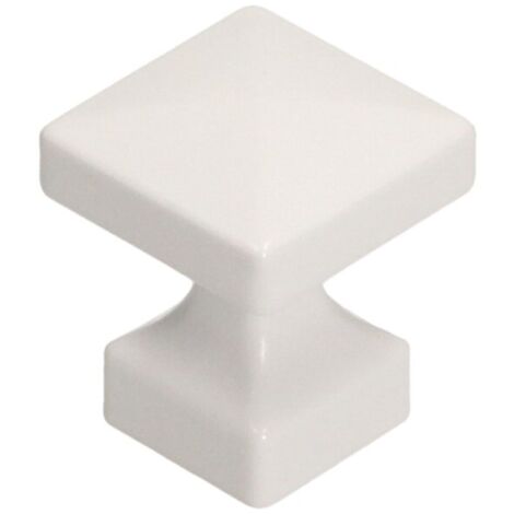 Pomo GR47, blanco mate