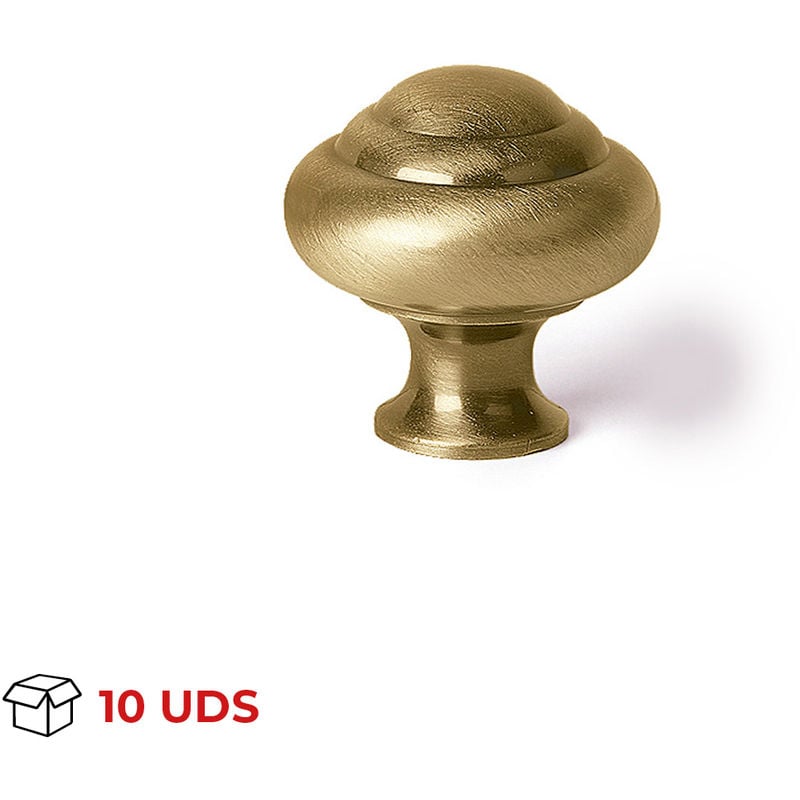 

Pomo Mueble | Estilo Clásico | Fabricado en Latón | Acabado en Oro | Medidas 134*92*80 mm | Sistema de Fijación Atornillado | Incluye Tornillos M4 |