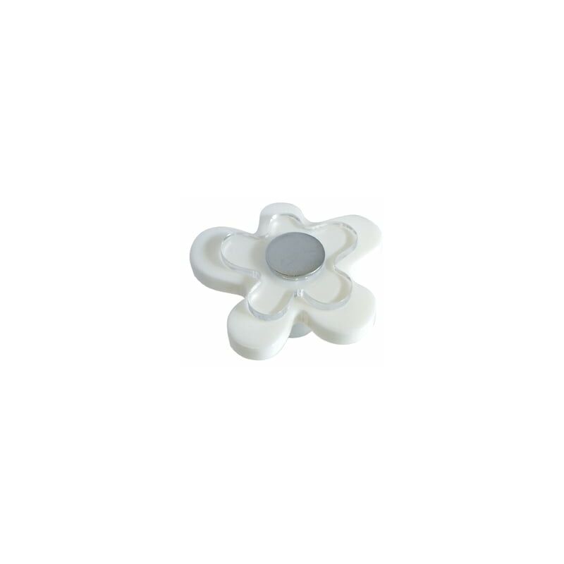 

Pomo Metacrilato Blanco - Cromo Mate