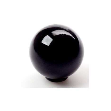 Pomo Mueble 29Mm Bola Abs Negro Rei