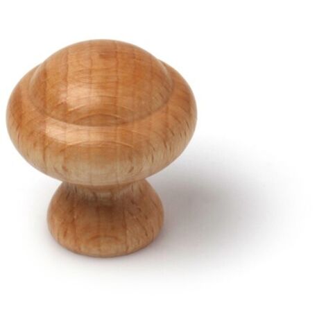 Pomo Mueble 30Mm Madera Haya Rei