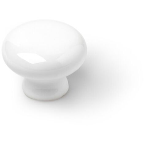 Pomo Mueble 35Mm Porcel Blanco Rei