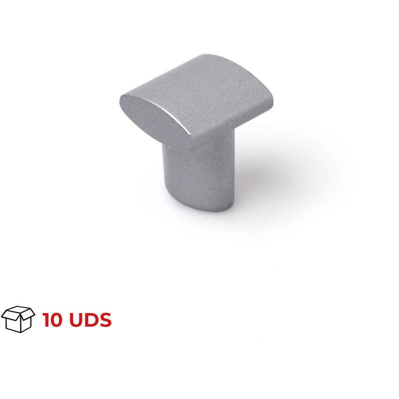 

Pomo Mueble | Estilo Contemporáneo | Fabricado en Zamak | Acabado en Aluminio | Medidas 134*92*80 mm | Sistema de Fijación Atornillado | Incluye