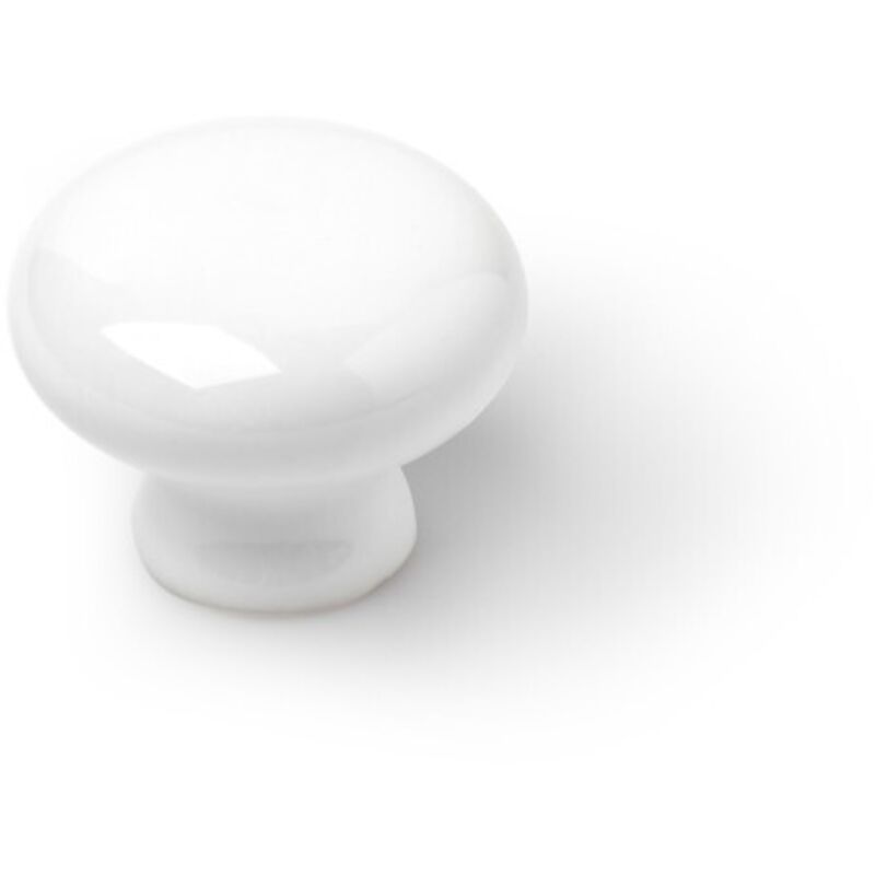 REI - Pomo mueb 30mm porcel bl