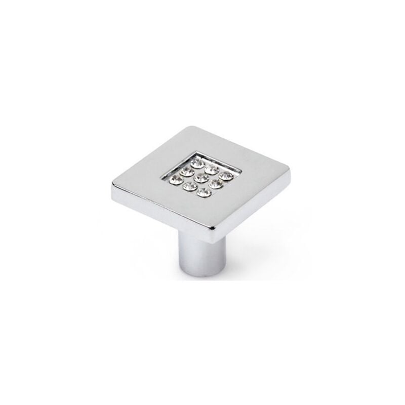 

Pomo Mueble 28X28Mm Cuadrado Zamak/Cristal - REI