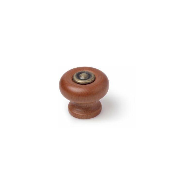 

Pomo Oval Madera Zamak 30 Mm Laca Nogal