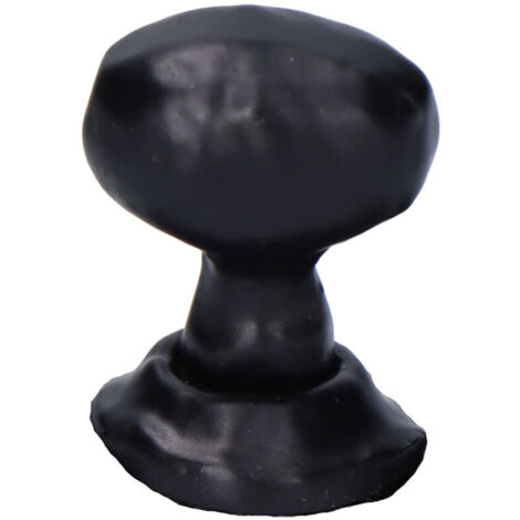 Pomo ovalado 22mm hierro forjado