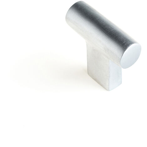 Pomo para Mueble  Estilo Contemporáneo  Fabricado en Latón  Acabado en Aluminio  Medidas 331231 mm  Sistema de Fijación Atornillado  Incluye Tornillos M4  1 Unidad -
